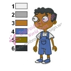 Baljeet Phineas and Ferb Embroidery Design 02